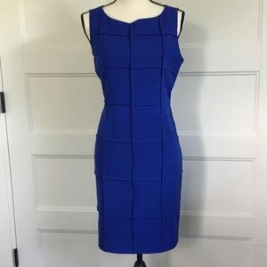 Calvin Klein Royal Blue Sheath Dress Size 10